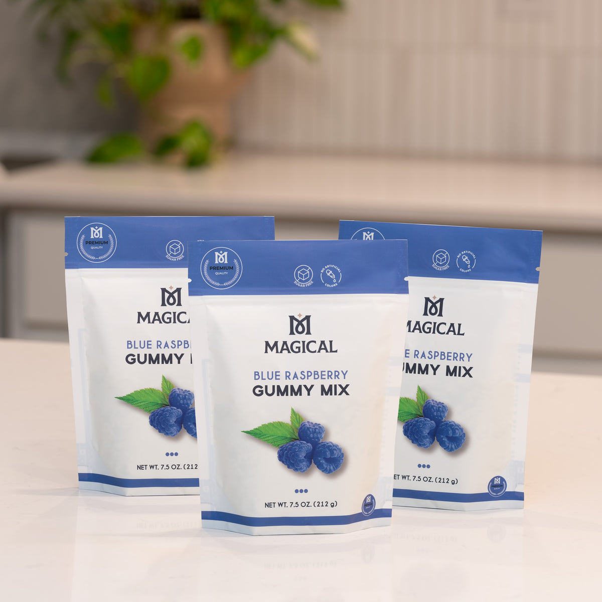 Premium Blue Raspberry Gummy Mix