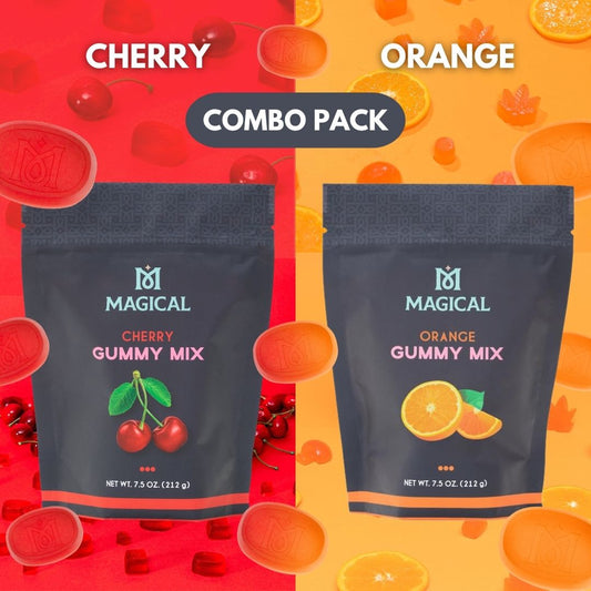 Magical Gummy Mix 2-Pack Bundle – Orange & Cherry