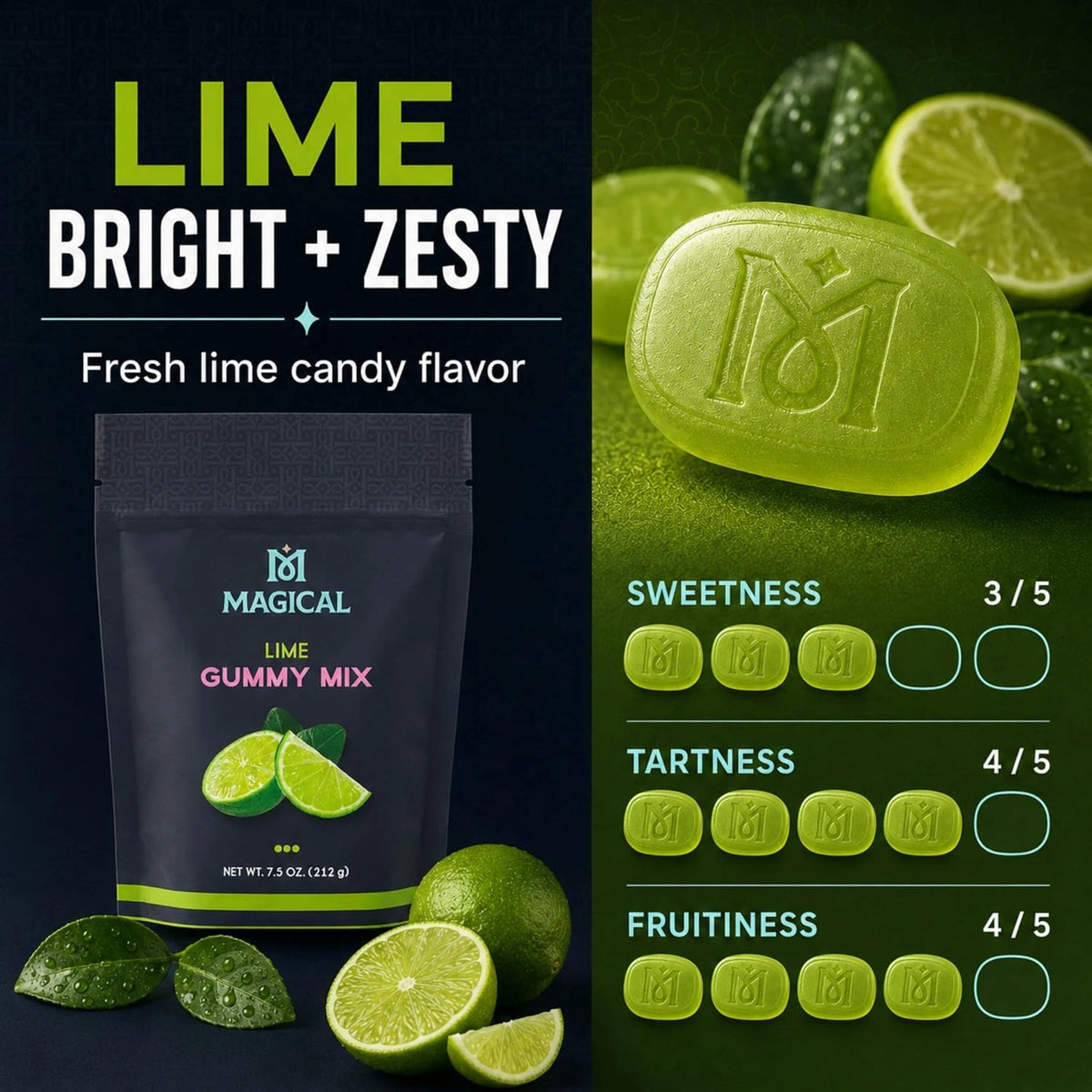 Magical Butter Lime Gummy Mix