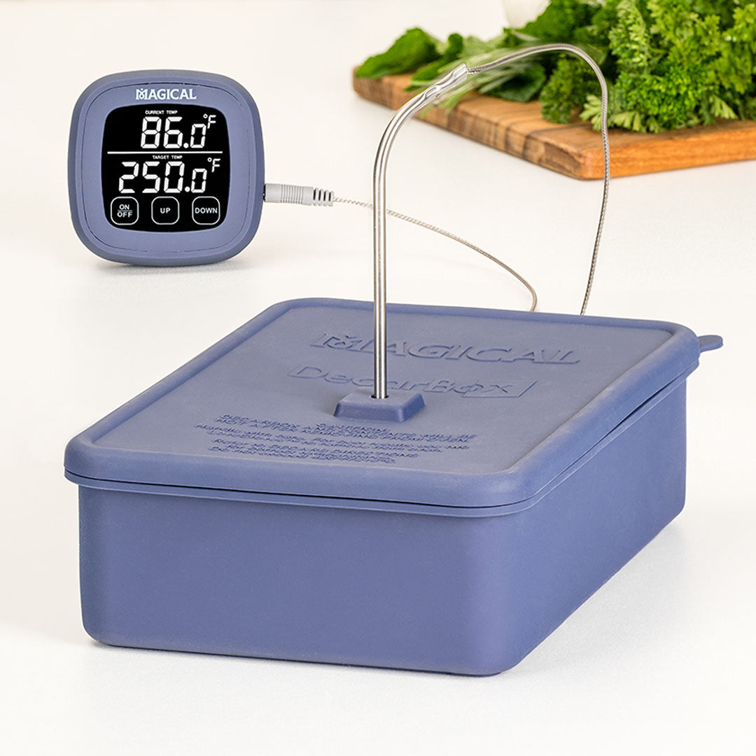 MagicalButter Decarbox and thermometer