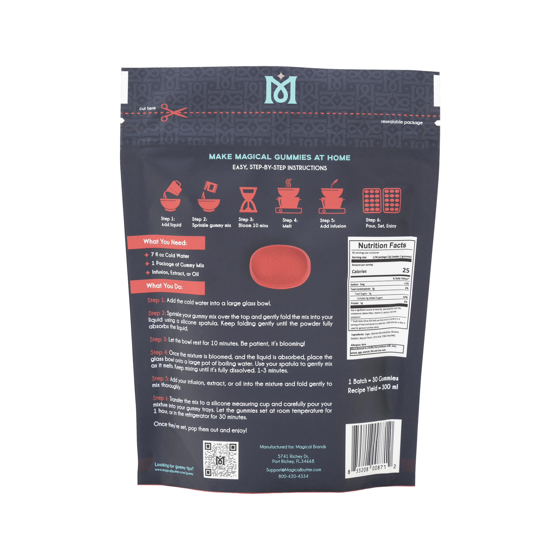 Watermelon Gummy Mix (10 Packs) - Magical Brands