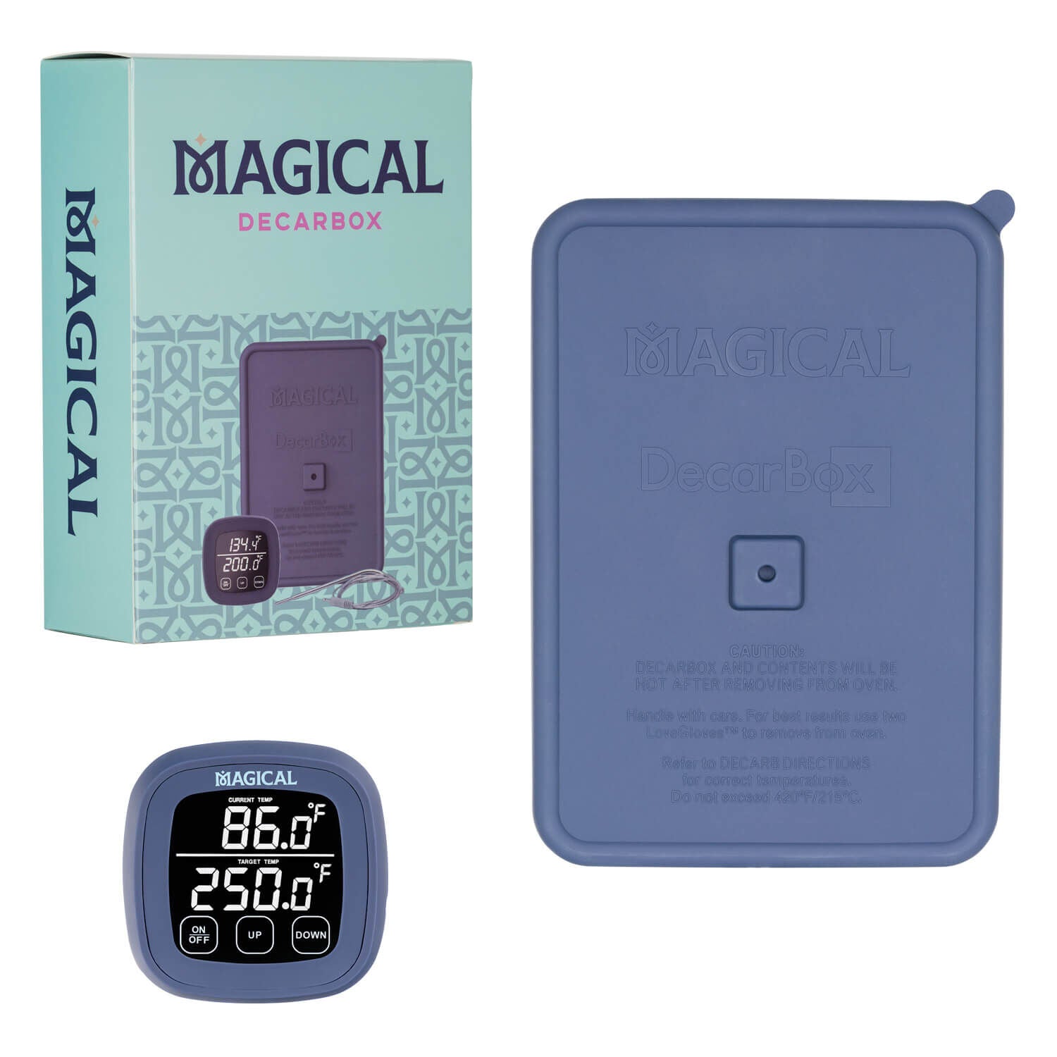 MagicalButter Decarbox and thermometer