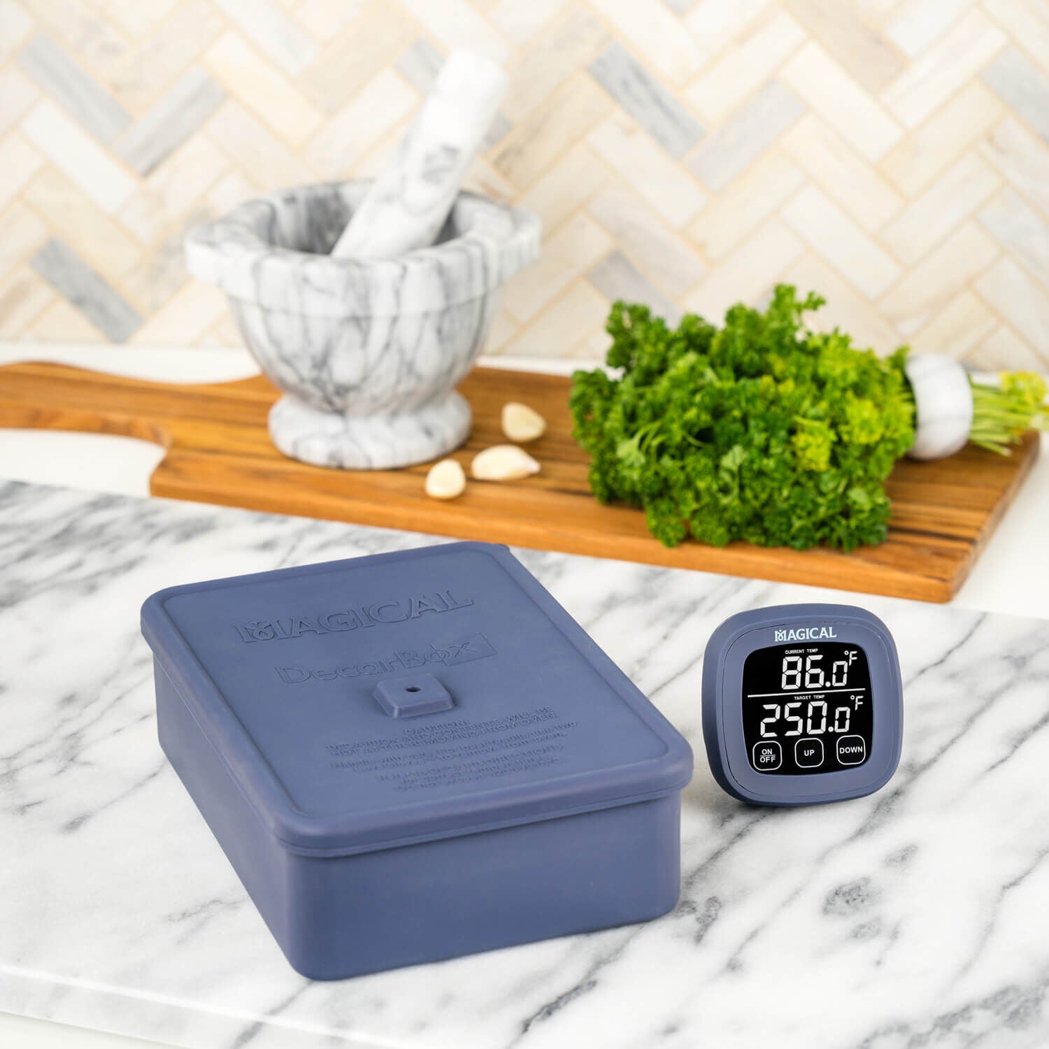MagicalButter Decarbox and thermometer