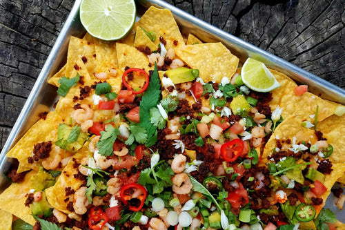 Chorizo and Shrimp Nachos - Magical Brands