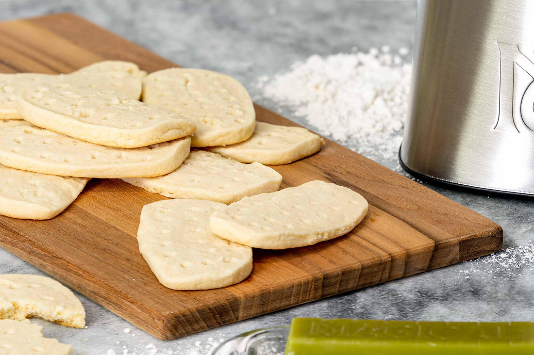 Infused Buttery Shortbread Cookies