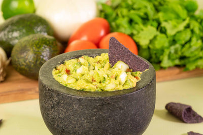 Traditional Guacamole with Infused Avocado Oil
