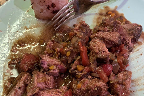 Magical Sous Vide Waygu Osso Buco with Sauteed Mushroom Garnish