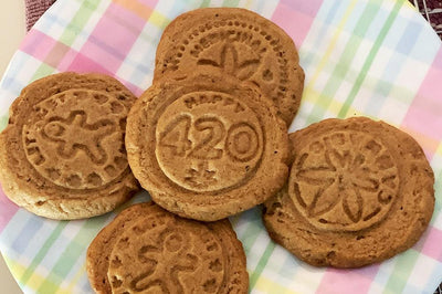 420 Bacon Fat Peanut Butter Cookies
