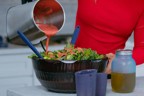 Raspberry Vinaigrette Infused with the MagicalButter Machine