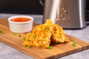 Tater Tot Waffles with Infused Homemade Ketchup - Magical Brands