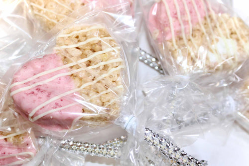 White Chocolate Krispie Pops