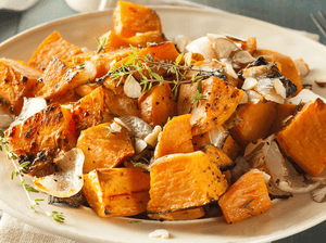 Agave Maple Butter Cinnamon Sweet Potatoes