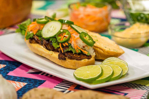 Vietnamese Banh Mi Sandwich