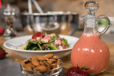 5 Minute Strawberry Vinaigrette