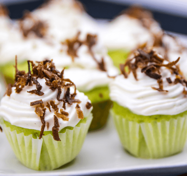 Key Lime in da Coconut Cupcakes