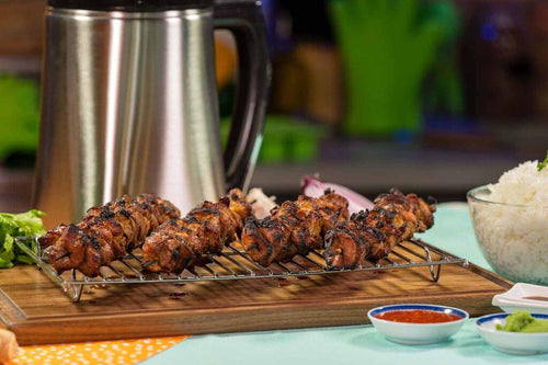 Spicy Pork Skewers