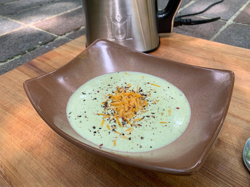 Smoked Gouda and Broccoli Soup