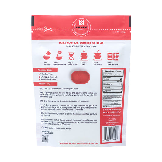 Magical Premium Gummy Mix 2-Pack Bundle – Cherry & Blue Raspberry (Sugar-Free)