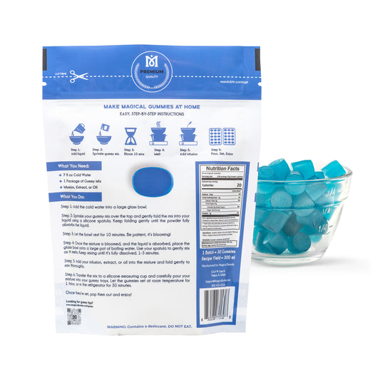 Premium Blue Raspberry Gummy Mix
