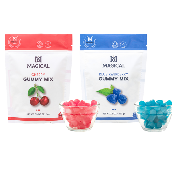 Magical Butter Gummy Mix Bundle: Sugar-Free Cherry & Raspberry