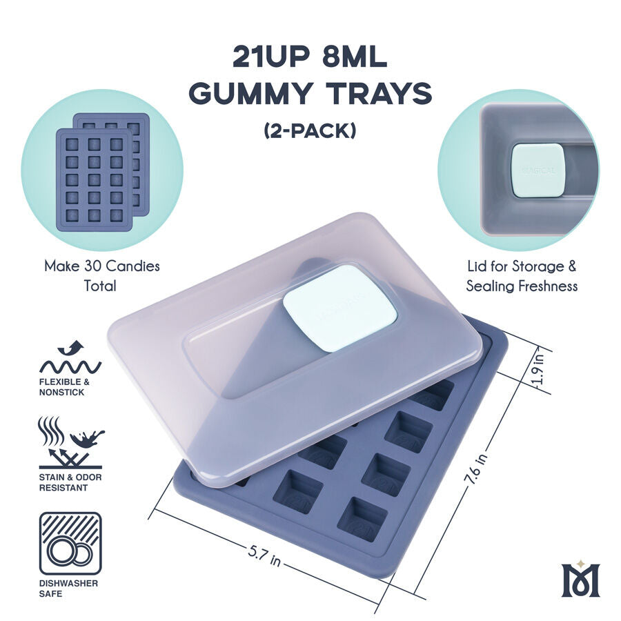 MagicalButter Magical Square Gummy Tray 8ml