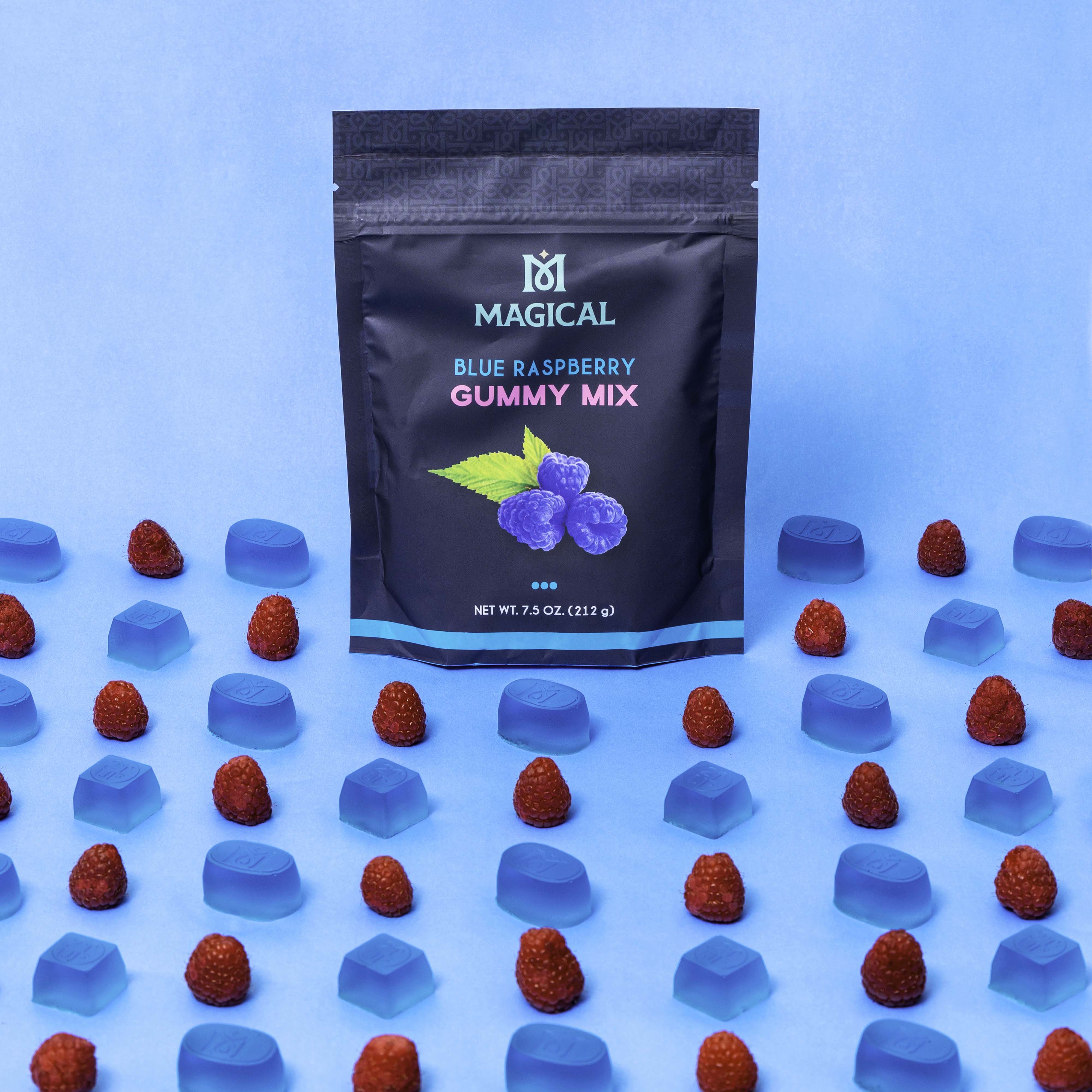 Blue Raspberry Gummy Mix – Magical Brands