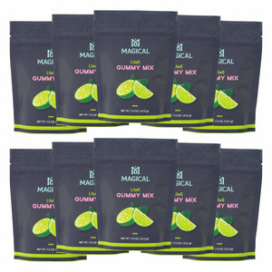 Lime Gummy Mix (10 Packs) - Magical Brands