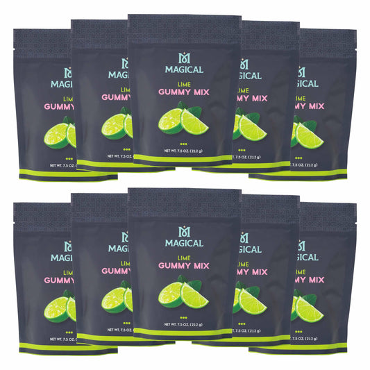 Lime Gummy Mix (10 Packs) - Magical Brands