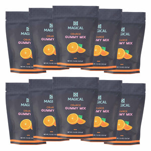 Orange Gummy Mix (10 Packs) - Magical Brands
