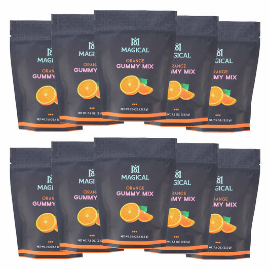 Orange Gummy Mix (10 Packs) - Magical Brands