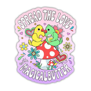 MagicalButter Spread The Love Sticker - Magical Brands